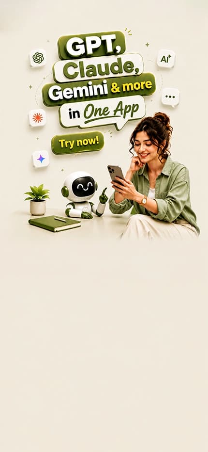 GPT, Claude, Gemini and more in one app